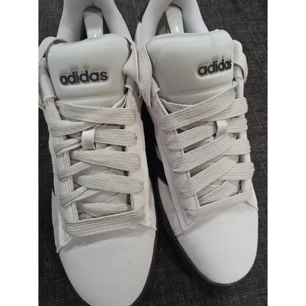 Adidas Grand Court Alpha Mens 13 Grey Black IH1287 00s Skate Style Low Sneakers